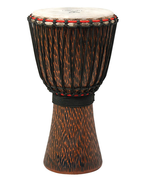 Tycoon Hand-Carved Chiseled Orange Series Djembe 10" Tycoon Hand-Carved Chiseled Orange Series Djembe 10"