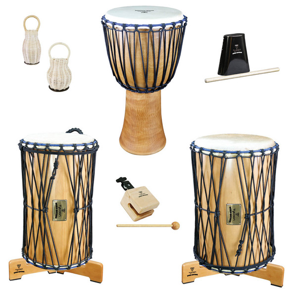 Tycoon World Rhythms Collection – West African Set (Djembe, Djuns & Percussion) Tycoon World Rhythms Collection – West African Set (Djembe, Djuns & Percussion)