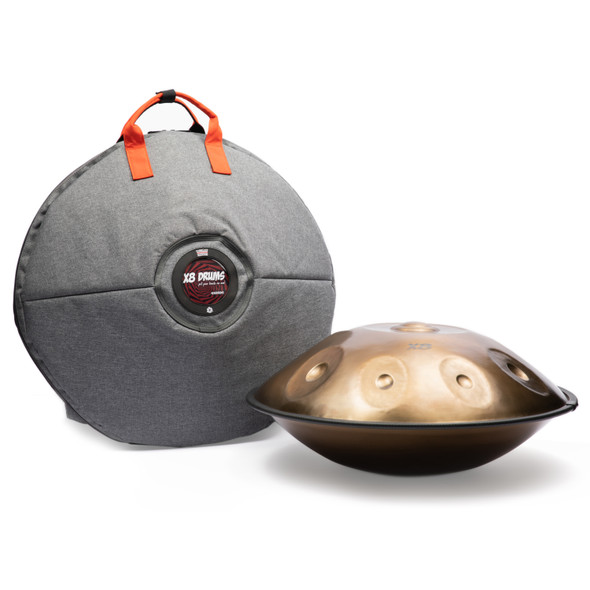 X8 Pro Gold Series Handpan E Pakmoon, Stainless Steel w/ Bag X8 Pro Gold Series Handpan E Pakmoon, Stainless Steel w/ Bag