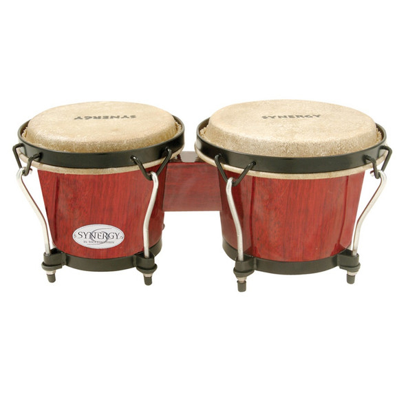 Toca Synergy Wood Bongos, Rio Red Toca Synergy Wood Bongos, Rio Red