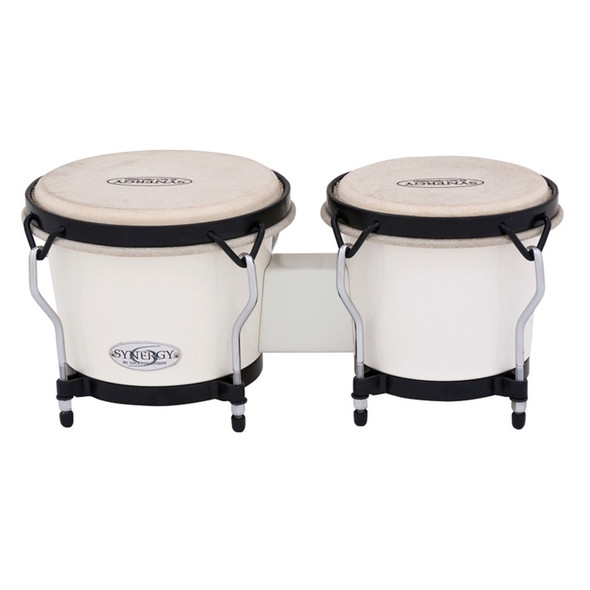 Toca Synergy Synthetic Bongos, White Toca Synergy Synthetic Bongos, White
