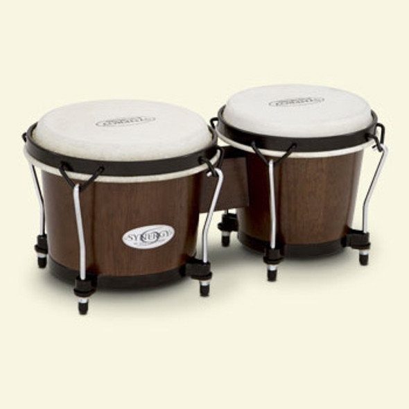 Toca Synergy Wood Bongos, Tobacco Brown Toca Synergy Wood Bongos, Tobacco Brown