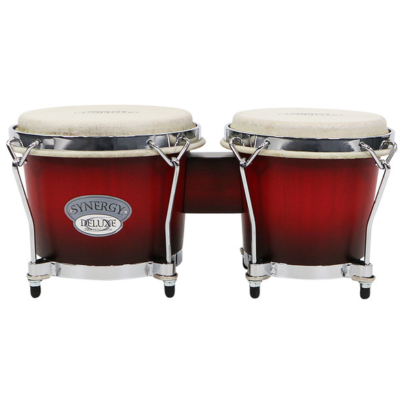 Toca Synergy Deluxe Bongos - Wine Burst 2150-WB Toca Synergy Deluxe Bongos - Wine Burst 2150-WB