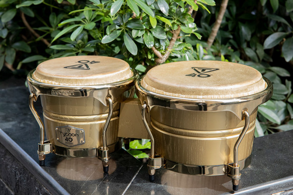 Tycoon Percussion 40th Anniversary Celebration Series Bongos Tycoon Percussion 40th Anniversary Celebration Series Bongos