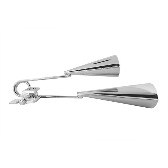 Toca Mountable Agogo Bells, Chrome Toca Mountable Agogo Bells, Chrome