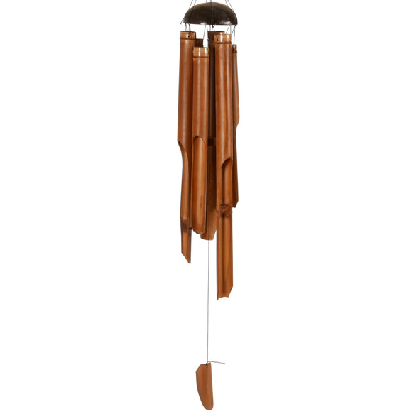B-STOCK - Handmade Wind Chimes with Large Bamboo Tubes, Wooden Deep Tone 53 inch B-STOCK - Handmade Wind Chimes with Large Bamboo Tubes, Wooden Deep Tone 53 inch
