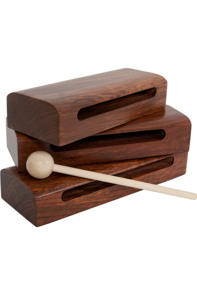 DOBANI Sheesham Tone Blocks w/ Beater 3-Piece DOBANI Sheesham Tone Blocks w/ Beater 3-Piece
