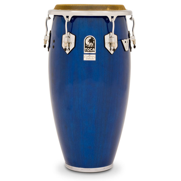 Toca 4611-BW Custom Deluxe 11 in. Quinto Drum, Blue Toca 4611-BW Custom Deluxe 11 in. Quinto Drum, Blue