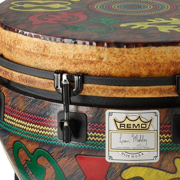 Remo 12" Designer Series Djembe, Adinkra, Key-Tuned Remo 12" Designer Series Djembe, Adinkra, Key-Tuned
