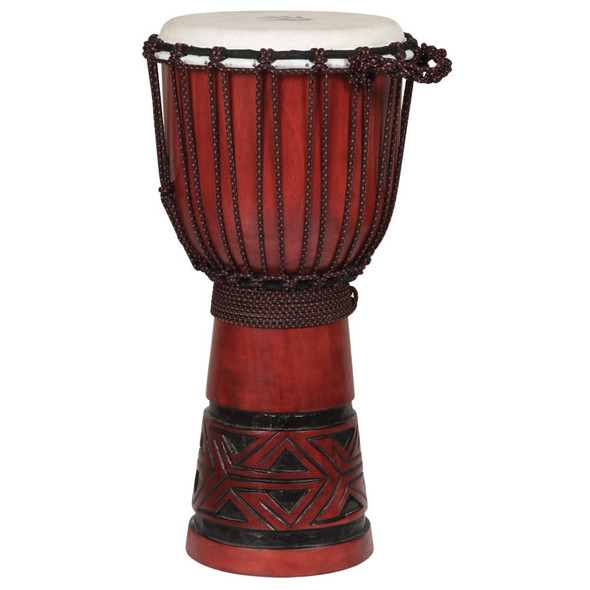 Celtic Labyrinth Djembe: 10" Head - Cherry Finish Celtic Labyrinth Djembe: 10" Head - Cherry Finish