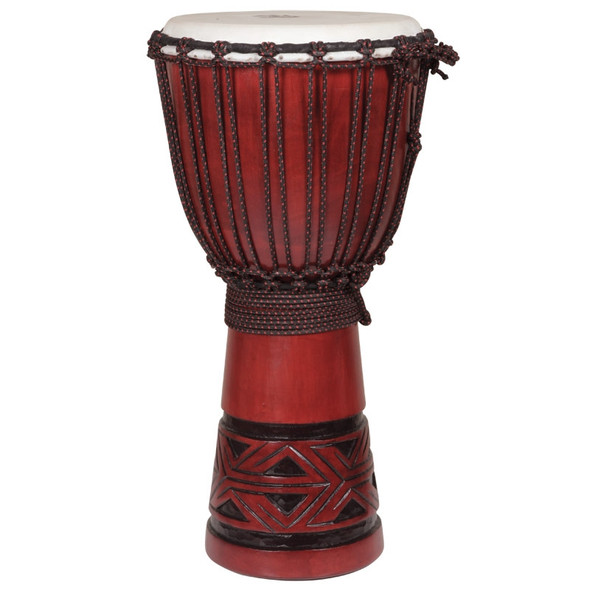 Celtic Labyrinth Djembe: 12" Head - Cherry Finish Celtic Labyrinth Djembe: 12" Head - Cherry Finish