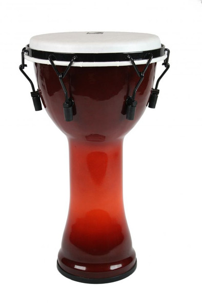Freestyle II Mechanically Tuned Djembe , African Sunset, Synthetic Head, 10" Head x 20" Tall Freestyle II Mechanically Tuned Djembe , African Sunset, Synthetic Head, 10" Head x 20" Tall