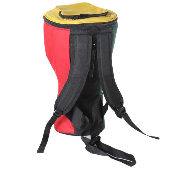 XXL Heavy Duty Djembe Bag, Rasta (For 14x26 Djembes)