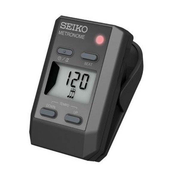 Seiko Clip-On Digital Metronome, Black Seiko Clip-On Digital Metronome, Black
