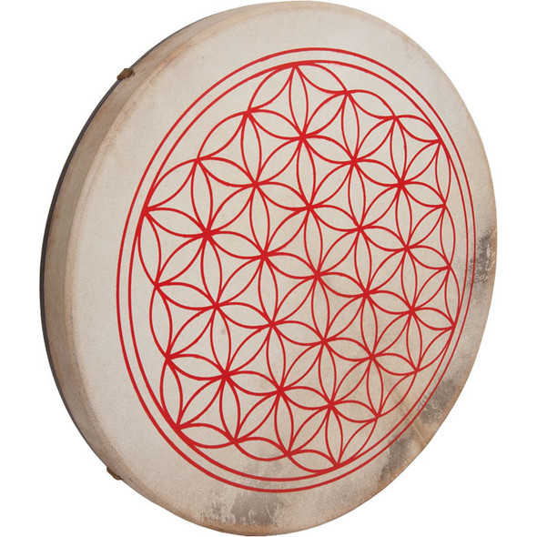 DOBANI Pretuned Goatskin Head Wood Frame Drum w/ Beater 18"x2" Circle of Life DOBANI Pretuned Goatskin Head Wood Frame Drum w/ Beater 18"x2" Circle of Life