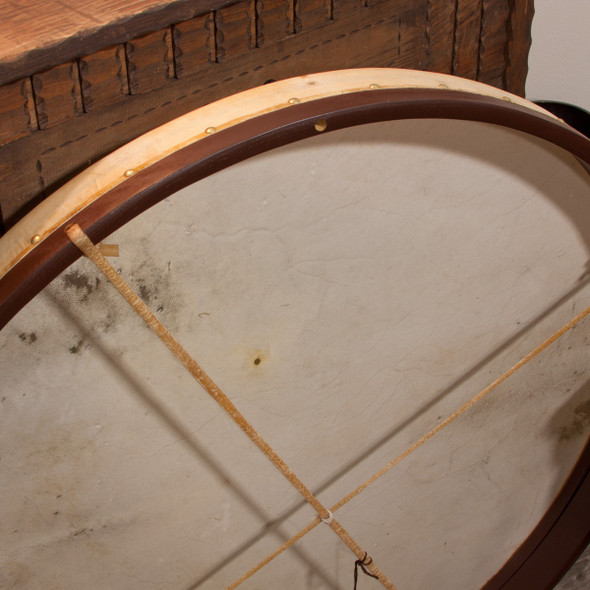 DOBANI Tunable Goatskin Head Wooden Frame Drum w/ Beater 30"x2" DOBANI Tunable Goatskin Head Wooden Frame Drum w/ Beater 30"x2"