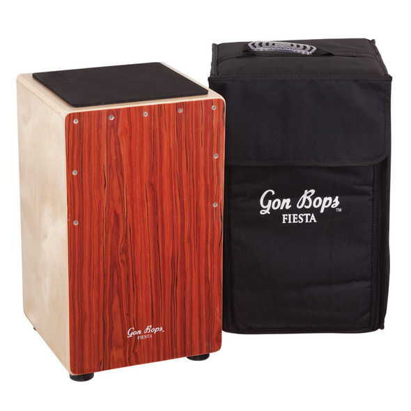 Gon Bops Fiesta Cajon w/ Bag, Mahogany Gon Bops Fiesta Cajon w/ Bag, Mahogany