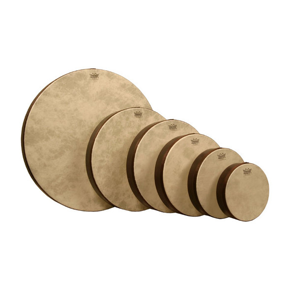 Remo Frame Drums w/ Fiberskyn Heads 6-Pack 8 10 12 14 16 and 22" Remo Frame Drums w/ Fiberskyn Heads 6-Pack 8 10 12 14 16 and 22"
