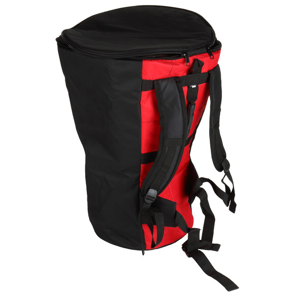 Large Heavy Duty Djembe Bag, Red/Black (For 10x20 Djembes)