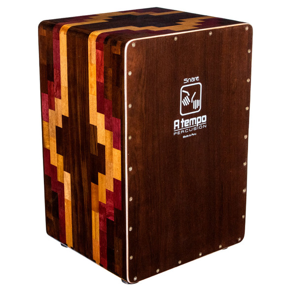 A Tempo Special Edition Snare Cajon-Tropical Walnut and Purpleheart + Bag A Tempo Special Edition Snare Cajon-Tropical Walnut and Purpleheart + Bag