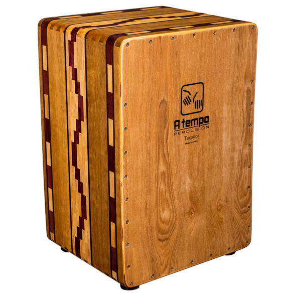 A Tempo Tocador Flamenco Cajon, Mohena and Purpleheart + Bag A Tempo Tocador Flamenco Cajon, Mohena and Purpleheart + Bag