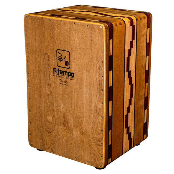 A Tempo Tocador Flamenco Cajon, Mohena and Purpleheart + Bag A Tempo Tocador Flamenco Cajon, Mohena and Purpleheart + Bag