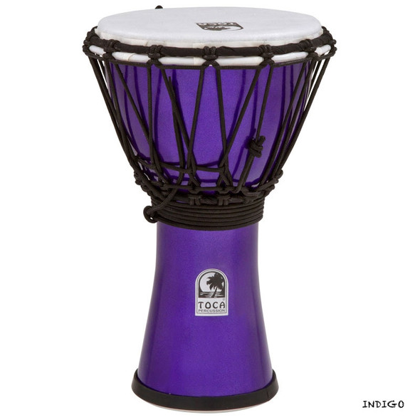 Toca Freestyle ColorSound Djembe, Metallic Indigo Toca Freestyle ColorSound Djembe, Metallic Indigo