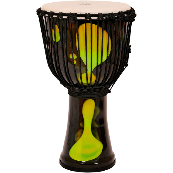 Lava Lamp Djembe, Green, 10" Head x 18" Tall Lava Lamp Djembe, Green, 10" Head x 18" Tall