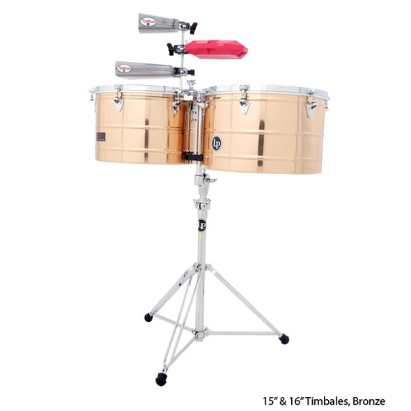 LP Prestige Timbales, 15" & 16" Bronze (LP1516-BZ) LP Prestige Timbales, 15" & 16" Bronze (LP1516-BZ)