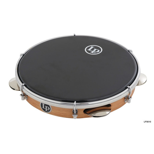 LP Rio Brazilian Pandeiro - Black Synthetic Head LP Rio Brazilian Pandeiro - Black Synthetic Head
