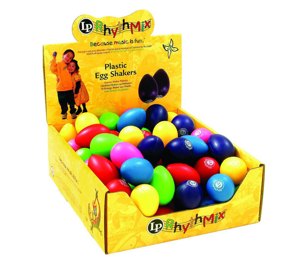 LP Rhythmix Plastic Egg Shakers 48-Piece, Assorted Color (LPR001BD48-I) LP Rhythmix Plastic Egg Shakers 48-Piece, Assorted Color (LPR001BD48-I)