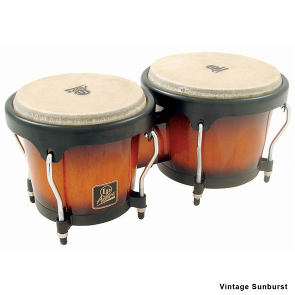 LP Aspire Wood Bongos, Vintage Sunburst (LPA601-VSB) LP Aspire Wood Bongos, Vintage Sunburst (LPA601-VSB)