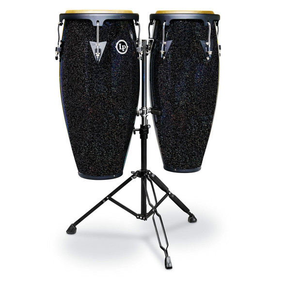 LP Aspire 10" And 11" Santana Black Magic Conga Set w/ Stand LP Aspire 10" And 11" Santana Black Magic Conga Set w/ Stand