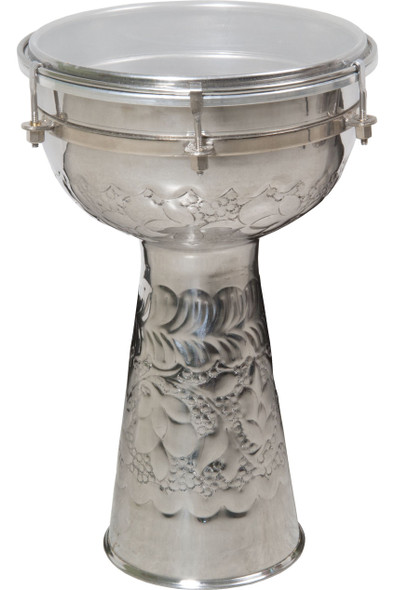 Mid-East Metal Doumbek w/ Synthetic Head 8"x14" Mid-East Metal Doumbek w/ Synthetic Head 8"x14"