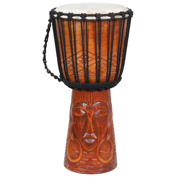 Mother Earth Djembe Drum, 10" Head x 20" Tall Mother Earth Djembe Drum, 10" Head x 20" Tall