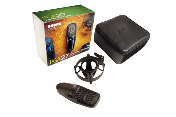 Shure PGA27-LC Large-Diaphragm Side-Address Cardioid Condenser Microphone Shure PGA27-LC Large-Diaphragm Side-Address Cardioid Condenser Microphone