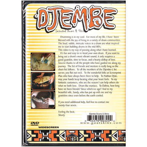 OPEN BOX SALE: How to Re-Head a Djembe - DVD OPEN BOX SALE: How to Re-Head a Djembe - DVD