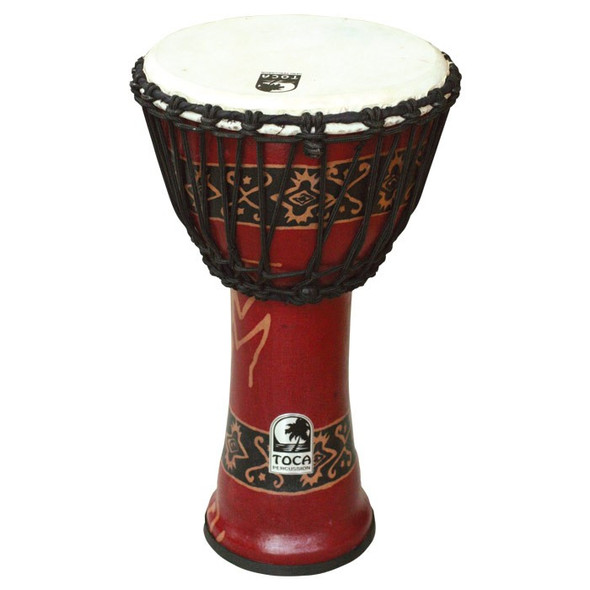 Toca Freestyle Djembe, Bali Red, 10" Head x 20" Tall Toca Freestyle Djembe, Bali Red, 10" Head x 20" Tall