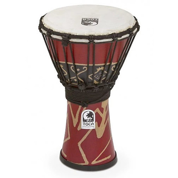 Toca Freestyle Djembe, Bali Red, 7" Head x 12" Tall Toca Freestyle Djembe, Bali Red, 7" Head x 12" Tall