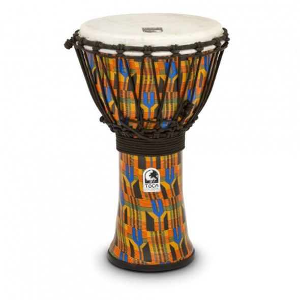 Toca Freestyle Djembe, Kente, 9" Head x 16" Tall Toca Freestyle Djembe, Kente, 9" Head x 16" Tall