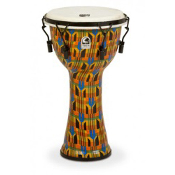 Toca Kente Cloth Mechanically Tuned Djembe, 10 Inch Toca Kente Cloth Mechanically Tuned Djembe, 10 Inch