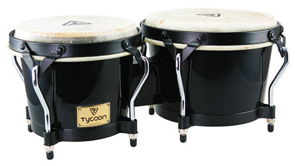 Tycoon Percussion Supremo Series Black Bongos Tycoon Percussion Supremo Series Black Bongos