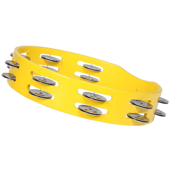 X8 Drums Spectrum Tambourine, Yellow X8 Drums Spectrum Tambourine, Yellow