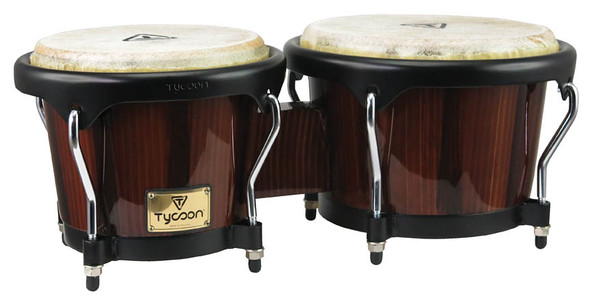 Tycoon Artist Series Hand-Painted Brown Finish Bongos Tycoon Artist Series Hand-Painted Brown Finish Bongos
