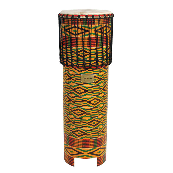 Tycoon Kente Cloth Ngoma Drum Tycoon Kente Cloth Ngoma Drum