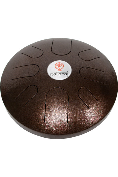 DOBANI 12-Inch 8-Note Steel Tongue Drum, Bhopali Tuning - Antique Bronze DOBANI 12-Inch 8-Note Steel Tongue Drum, Bhopali Tuning - Antique Bronze