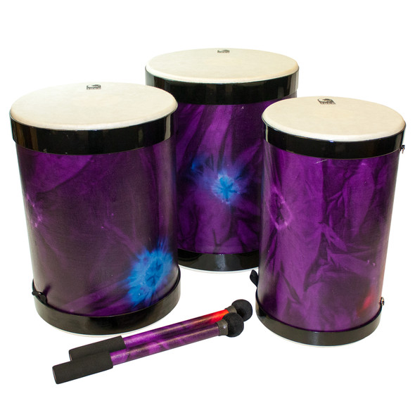 Toca Sympatico Nesting Djun Djun Set of 3, Woodstock Purple Pretuned Fiber w/ Dot Toca Sympatico Nesting Djun Djun Set of 3, Woodstock Purple Pretuned Fiber w/ Dot