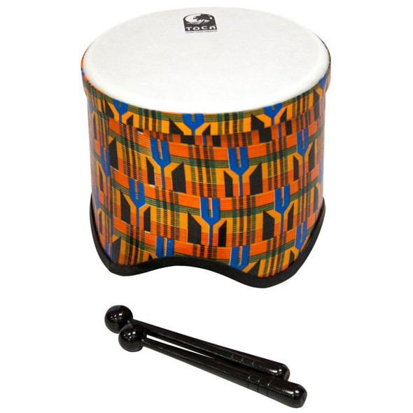 Toca (TF2T-K) 10" Freestyle II Tom Tom Drum, Kente Cloth Toca (TF2T-K) 10" Freestyle II Tom Tom Drum, Kente Cloth