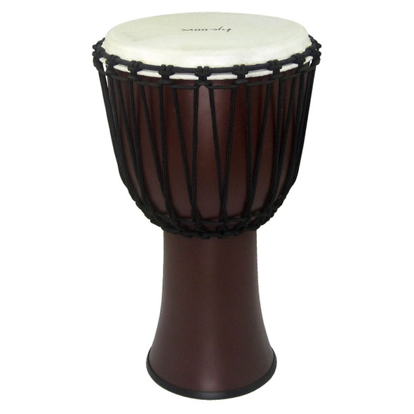 Tycoon 10" Fiberglass Djembe Rope Tuned Dark Brown Finish Tycoon 10" Fiberglass Djembe Rope Tuned Dark Brown Finish