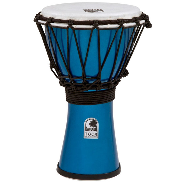 Toca Freestyle ColorSound Djembe, Metallic Blue Toca Freestyle ColorSound Djembe, Metallic Blue